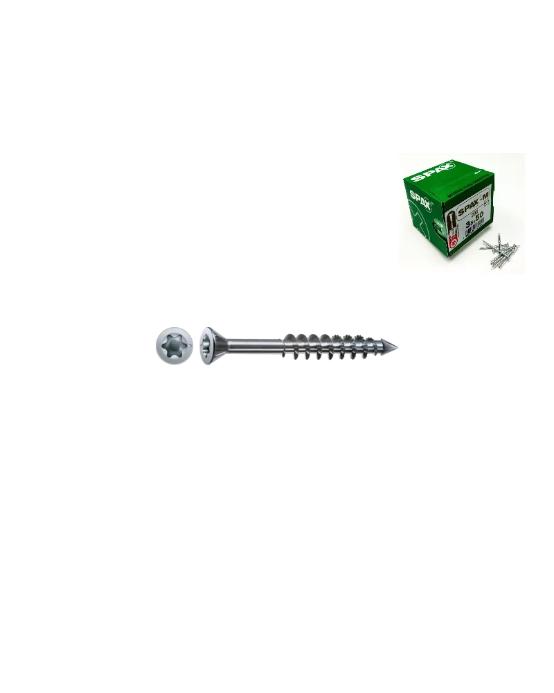 SPAX cabeza plana 4.5x50 tornillos para madera | Precio profesional Es