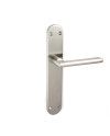 Manillas Mod.2 con Placa Níquel Satinado 247x41 mm | Juego Puertas