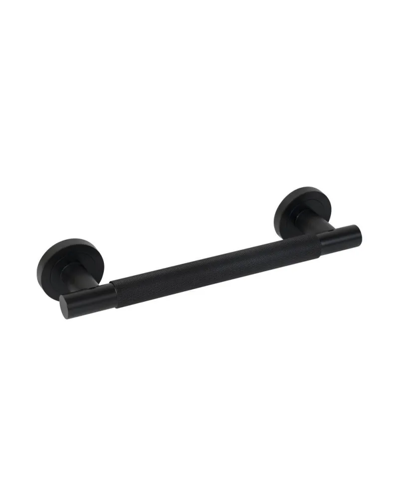 Manillón Halia Negro 200 mm Roseta Redonda | Tirador Puerta