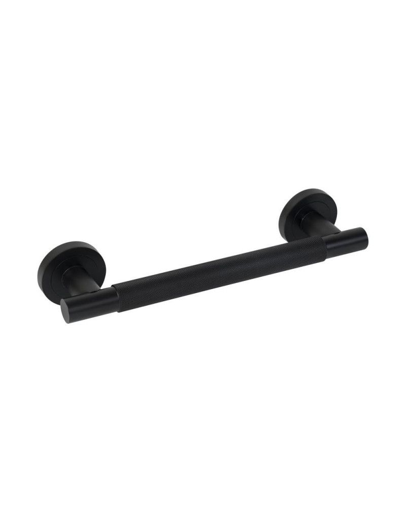 Manillón Halia Negro 200 mm Roseta Redonda | Tirador Puerta