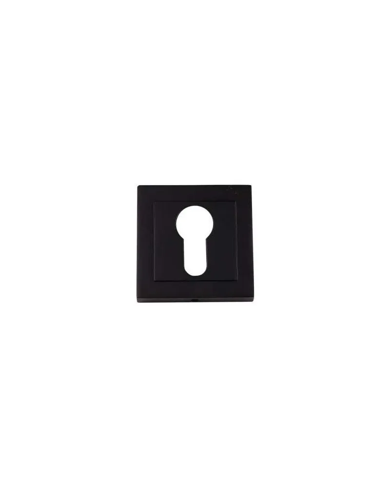Bocallave de Pera Cuadrado Negro | Escudo Llave Puerta