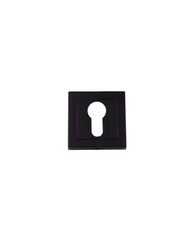 Bocallave de Pera Cuadrado Negro | Escudo Llave Puerta