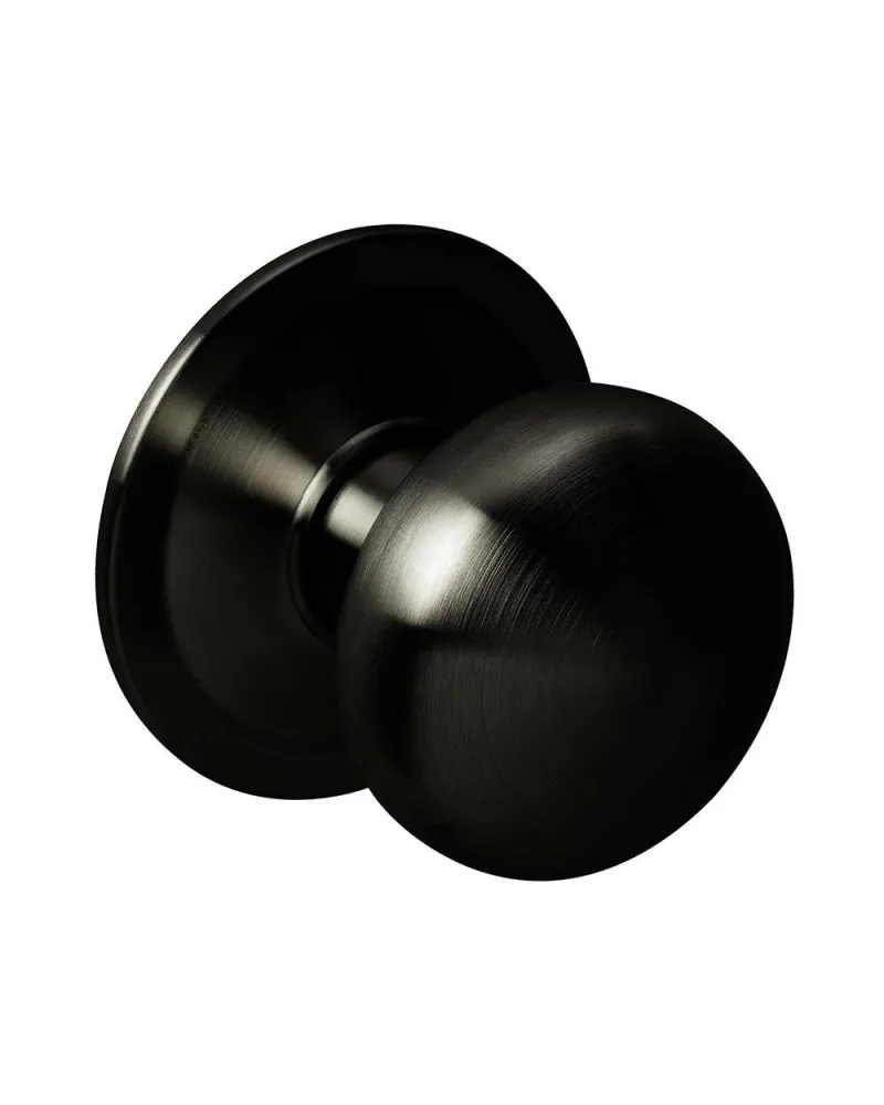 Pomo Negro para Puerta | Pomo Moderno Resistente Interior