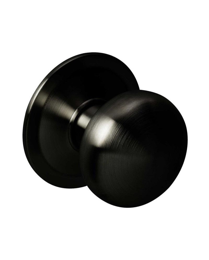 Pomo Negro para Puerta | Pomo Moderno Resistente Interior