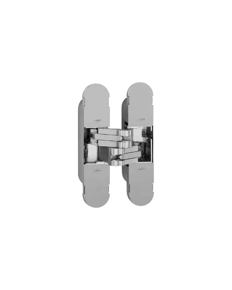 Bisagra Oculta Alfa29 40 Kg Plata Mate | Bisagra Invisible Puertas