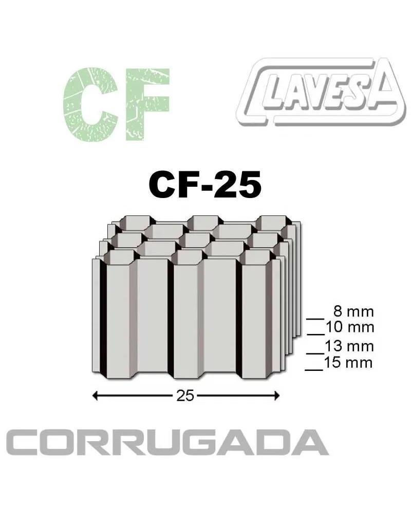 Chapa Corrugada CF 13 mm ATK 13mm | Precio online