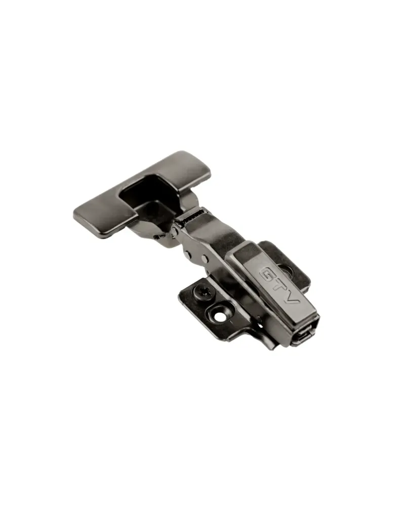 Bisagra GTV Silento Pro Recta + Base 3D Negro | Soft Close