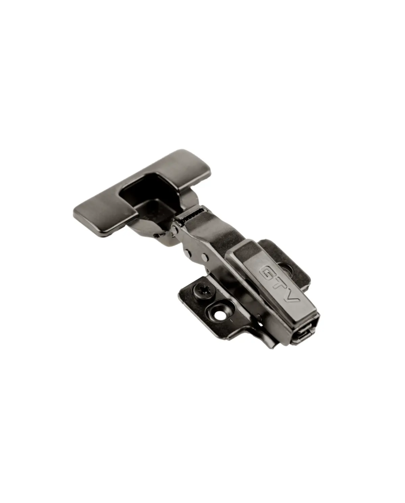 Bisagra GTV Silento Pro Recta + Base 3D Negro | Soft Close