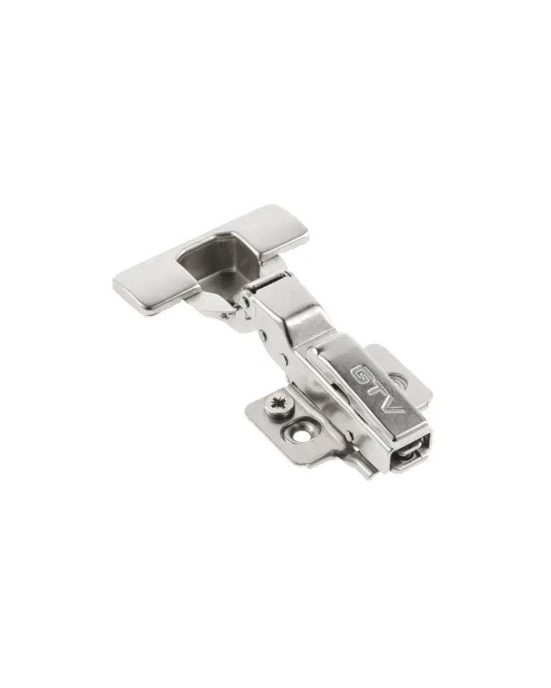 Bisagra GTV Silentro Pro Acodada + Base 3D Niquel