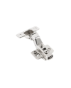 Bisagra GTV Silento Pro Super Acodada + Base 3D Níquel | Soft Close