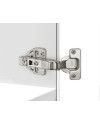 Bisagra Recta 45º Hidráulica | Cierre Suave Soft Close Profesional