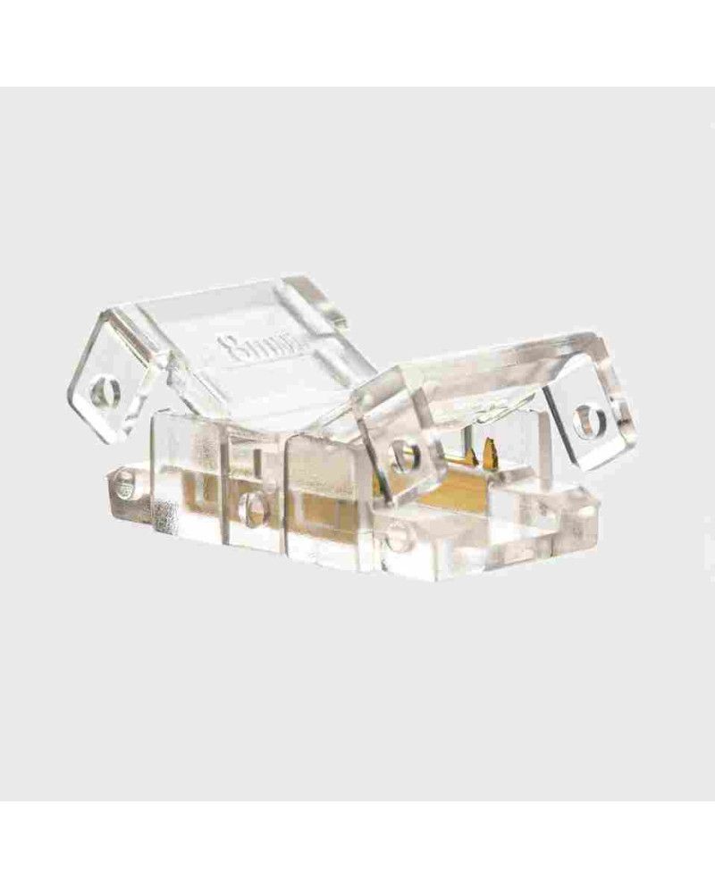 Conector Transparente LED COB 8 mm | Sin Soldadura