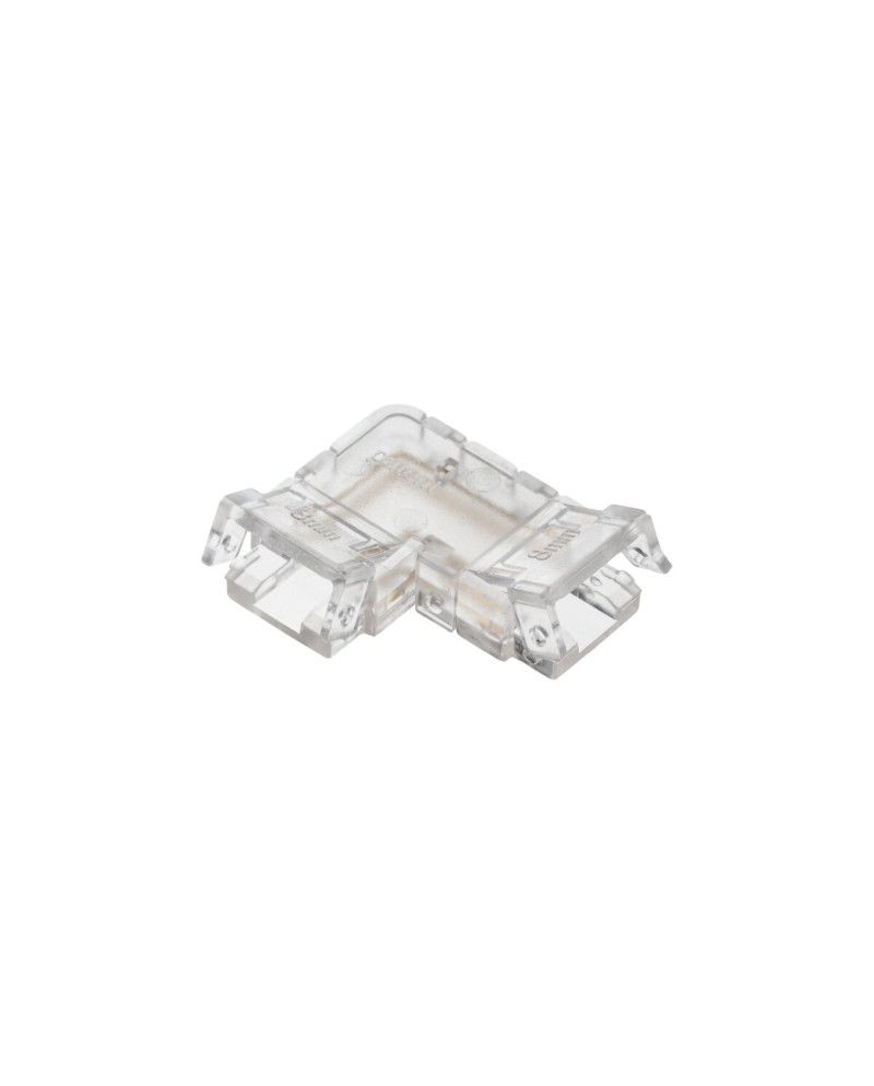 Conector LED COB 8 mm 90º Transparente | Sin Soldadura