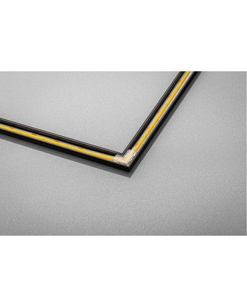 Conector LED COB 8 mm 90º Transparente | Sin Soldadura