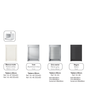 Persiana Cocina 150x60 Z-S Básica | Puerta Enrollable Mueble