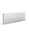 Zócalo PVC/Aluminio Plata Mate Alt. 100 mm 3,95 metros