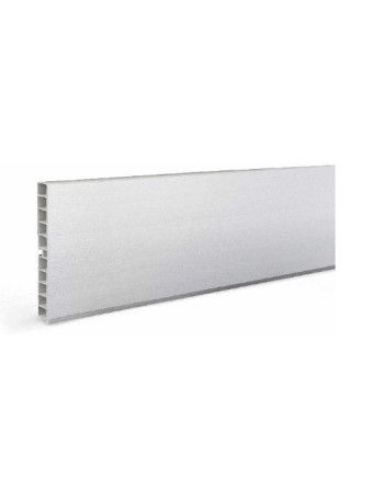 Zócalo PVC/Aluminio Plata Mate Alt. 150 mm 3,95 metros