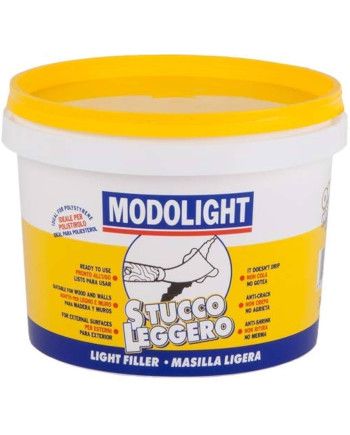 Masilla Ligera Blanca Modolight 500 ml | Reparación Pared y Madera