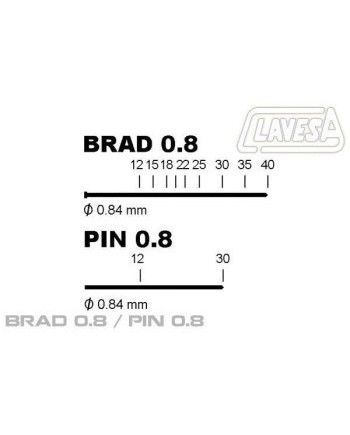 Clavadora Clavesa PT 0.8/42 Pin y Brad | Clavadora Neumática Profesional