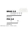 Clavadora Clavesa PT 0.8/42 Pin y Brad | Clavadora Neumática Profesional