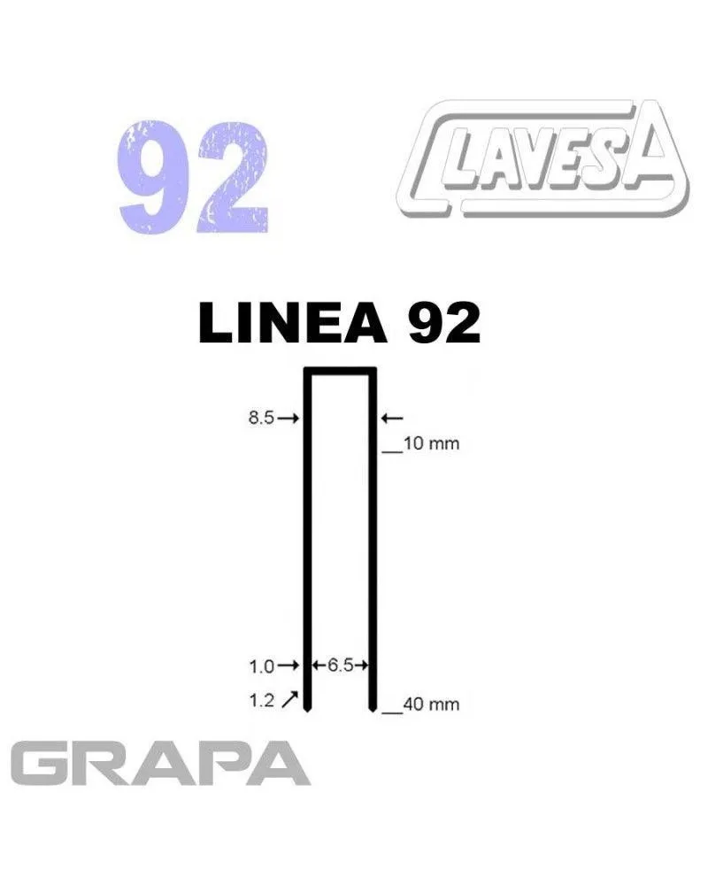 Grapa 92/40 | Precio online