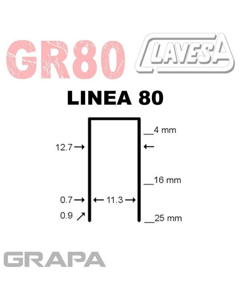 Grapa 80/08 | Precio online