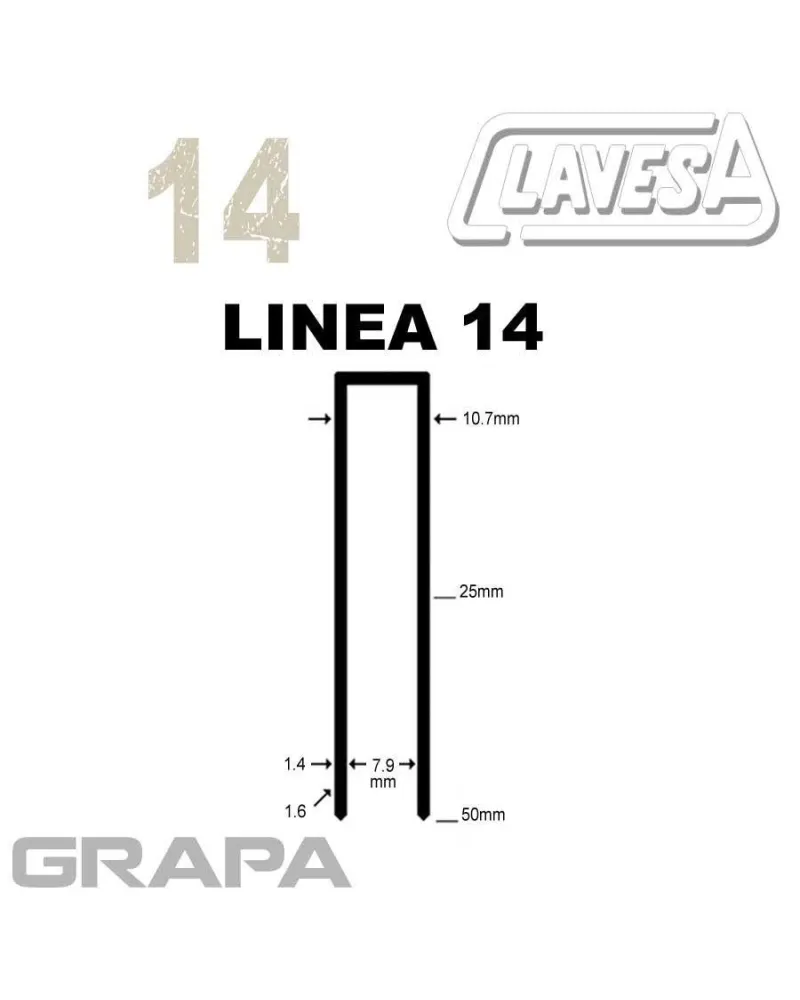 Grapa 14/50 | Precio online