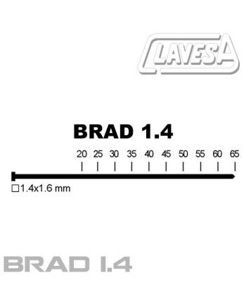 Clavo Brad 1.4 mm con Cabeza | Estuche 10.000 Unidades