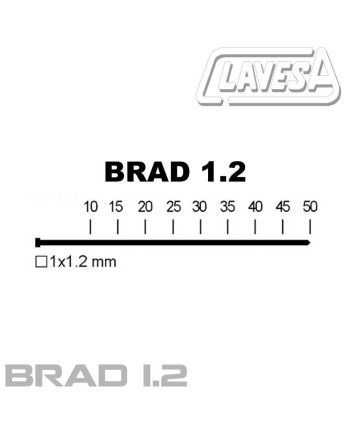 Clavo Brad 1.2 mm con Cabeza | Estuche 10.000 Unidades