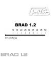 Clavo Brad 1.2 mm con Cabeza | Estuche 10.000 Unidades
