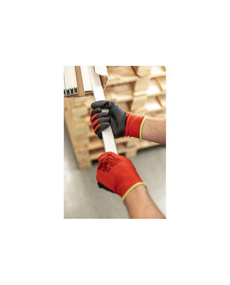 Guantes de protección negro / rojo | Precio online