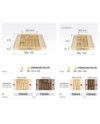 Cubertero extensible bambu abedul MOD.305-528