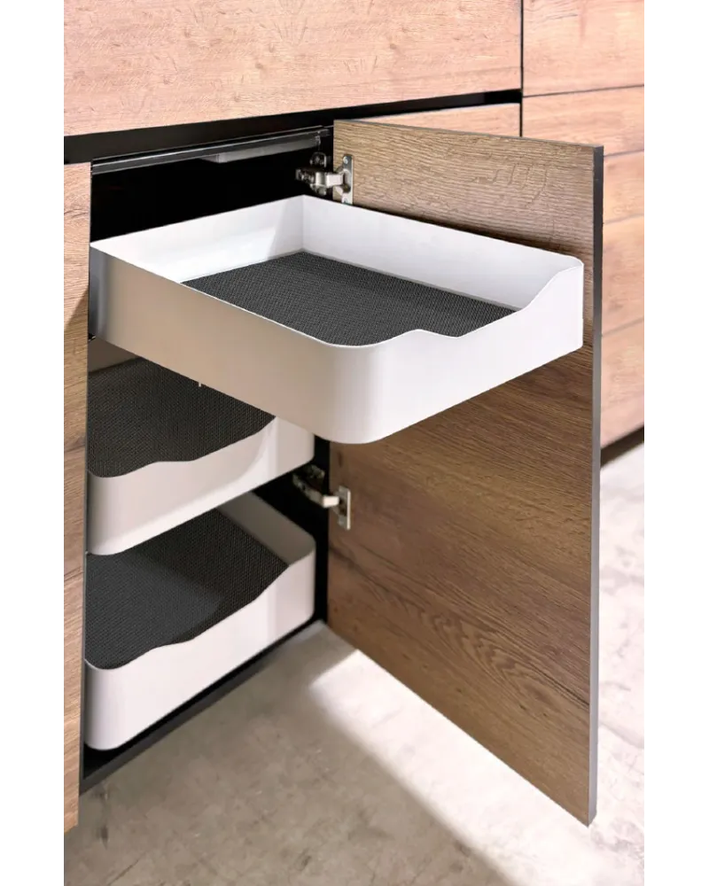 Cajón interior MOD.40 ALT.97 grafito/blanco