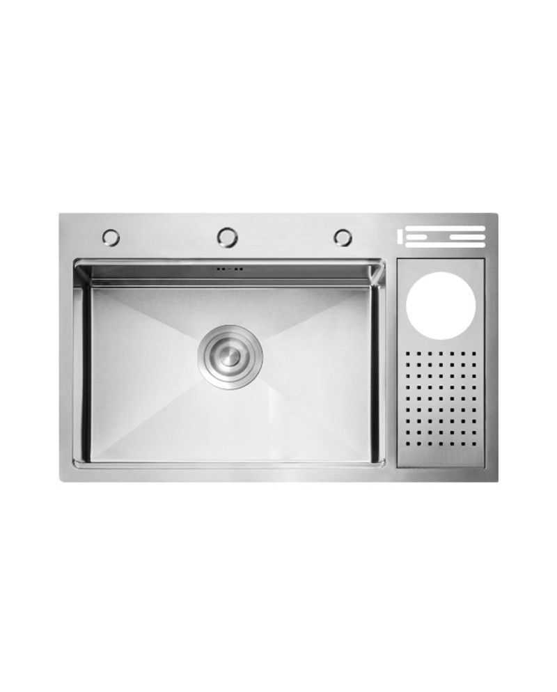 Fregadero APOLO sobre encimera 80x50x22 Acero Inox
