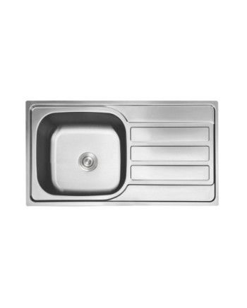 Fregadero POSEIDON sobre encimera elevado 80x50x20 Inox