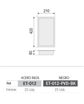 Cesta escurridor fregadero Negro