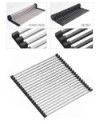 Escurridor enrollable fregadero varillas cuadradas Inox