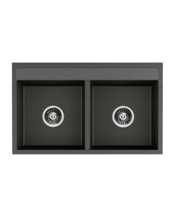 Fregadero MARTE 860x490x210 Negro/Gris/Blanco