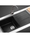 Fregadero NEPTUNO 860x500x235 Negro/Gris/Blanco