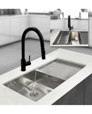 Fregadero ATENEA 860x450x200 Inox