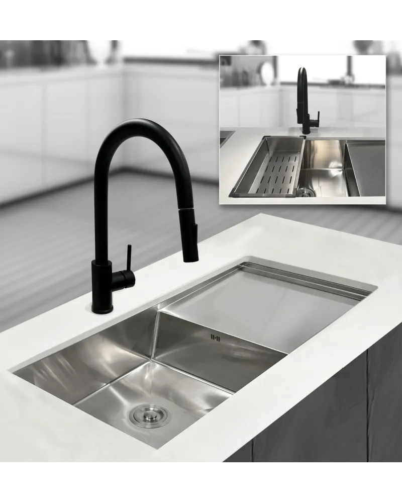 Fregadero ATENEA 860x450x200 Inox