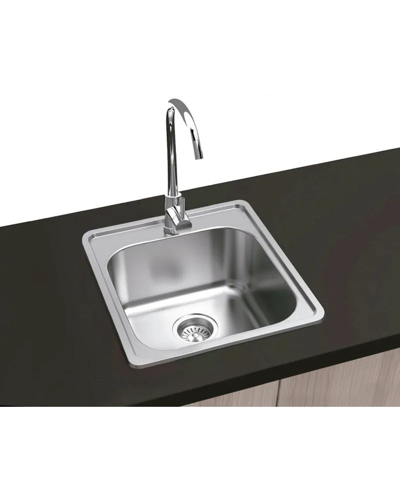 Fregadero ZURICH 380x380 Inox