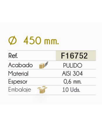 Fregadero OSLO diámetro 450 Inox