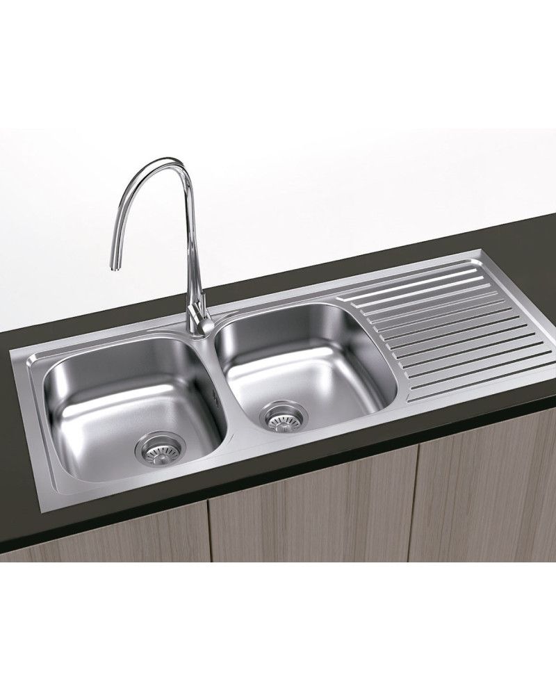 Fregadero PRAGA 1200x500 Inox