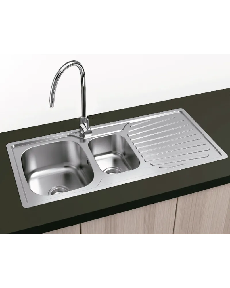 Fregadero FLORENCIA 1000x480 Inox