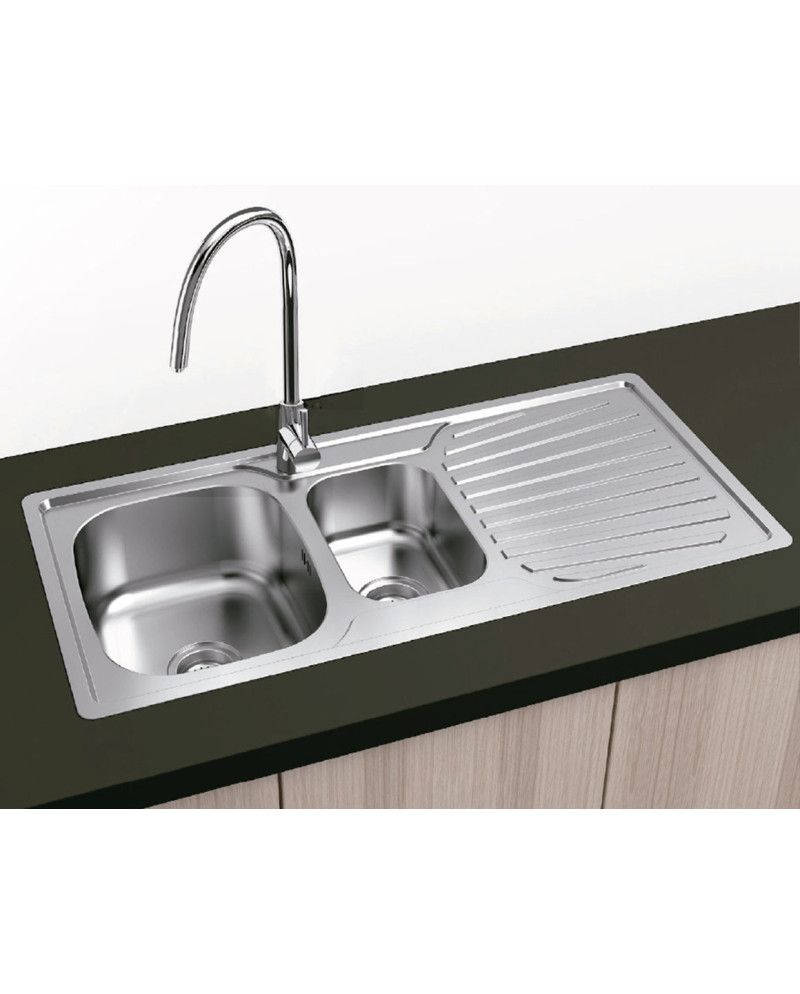 Fregadero FLORENCIA 1000x480 Inox