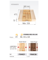 Cubertero extensible bambu abedul MOD.600-900 | Ref. F94430