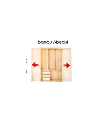 Cubertero extensible bambu abedul MOD.305-528 | Ref. F94431