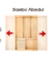 Cubertero extensible bambu abedul MOD.305-528 | Ref. F94431