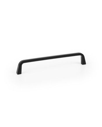 Tirador negro mate VIEFE Este CC160mm cocina moderna